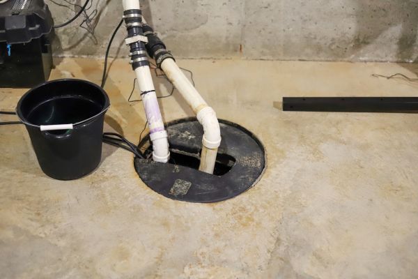 Basement Drainage Installation in Fayetteville