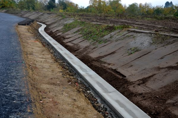 Slope Drainage Installation in Fayetteville