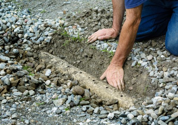 French Ditch Installation in Fayetteville